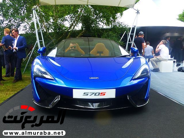 مكلارين 570S سبايدر تجذب الانتباه في مهرجان السرعة بأناقتها الاستثنائية 1