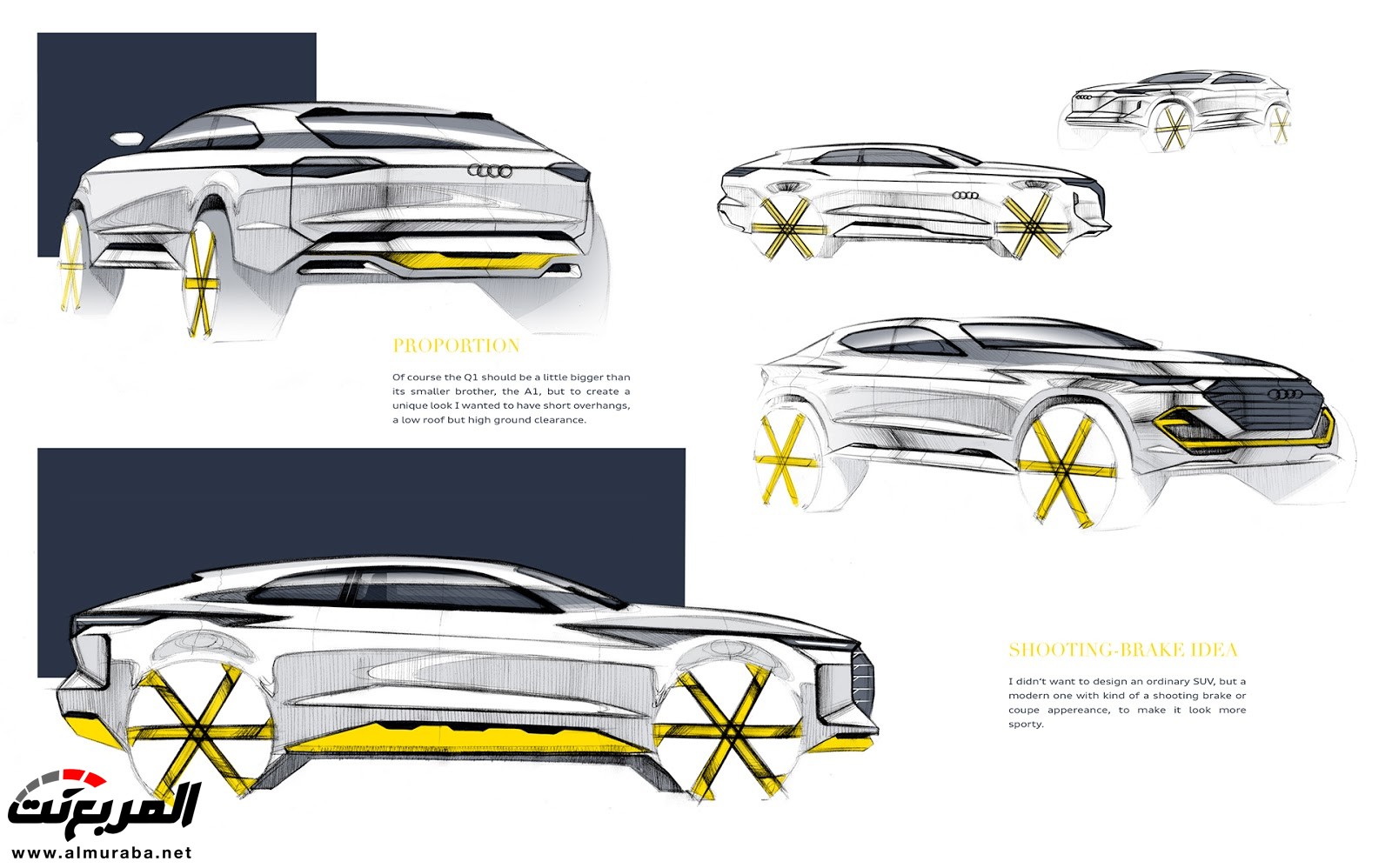 أودي Q1 في تصميم يتخيلها ككروس أوفر كوبيه صغيرة 2