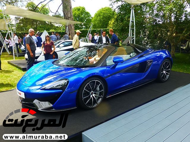 مكلارين 570S سبايدر تجذب الانتباه في مهرجان السرعة بأناقتها الاستثنائية 2