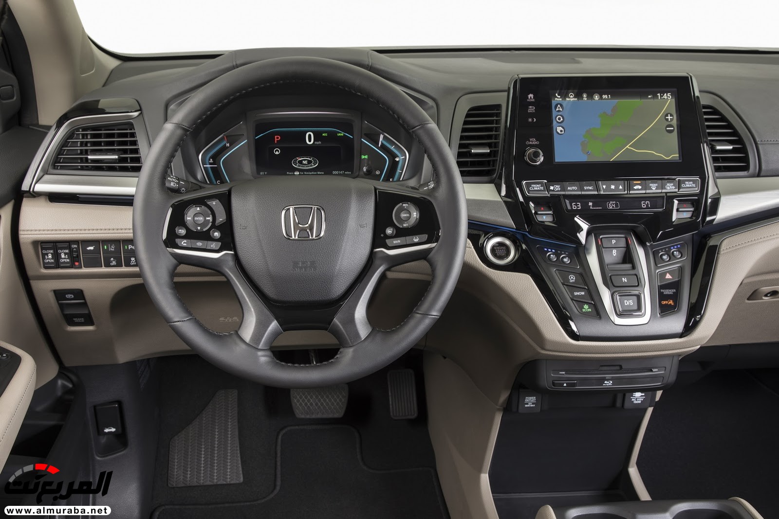 هوندا اوديسي 2018 تحصل على تقنيات جديدة وتحديثات خارجية وداخلية + صور وتقرير Honda Odyssey 18