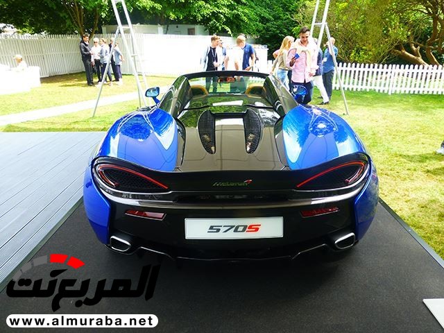 مكلارين 570S سبايدر تجذب الانتباه في مهرجان السرعة بأناقتها الاستثنائية 4