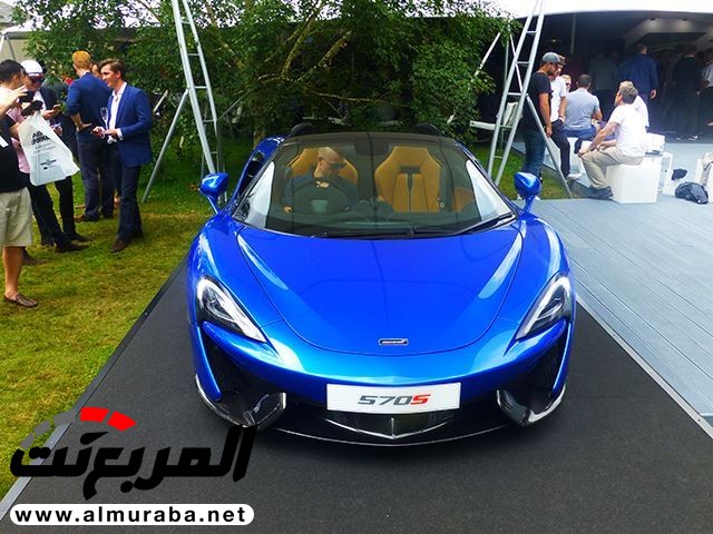 مكلارين 570S سبايدر تجذب الانتباه في مهرجان السرعة بأناقتها الاستثنائية 9