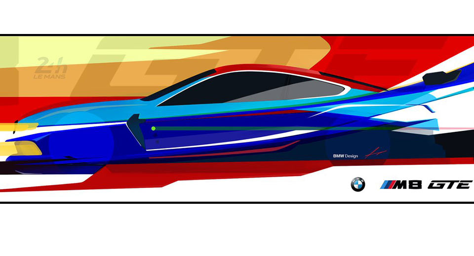 إصدار سكيتش تشويقي لسيارة السباق بي إم دبليو M8 GTE 3