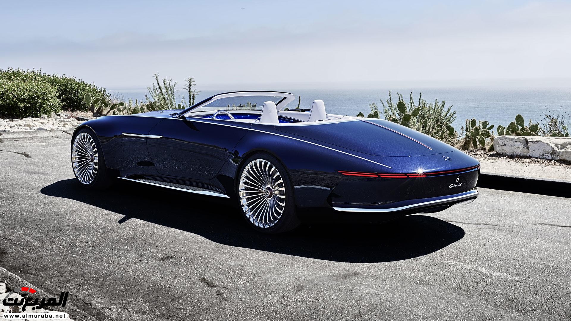 مرسيدس مايباخ فيجن 6 كابريوليه أفخم سيارة كشف تدشن رسميًا "صور ومعلومات" Mercedes-Maybach 37