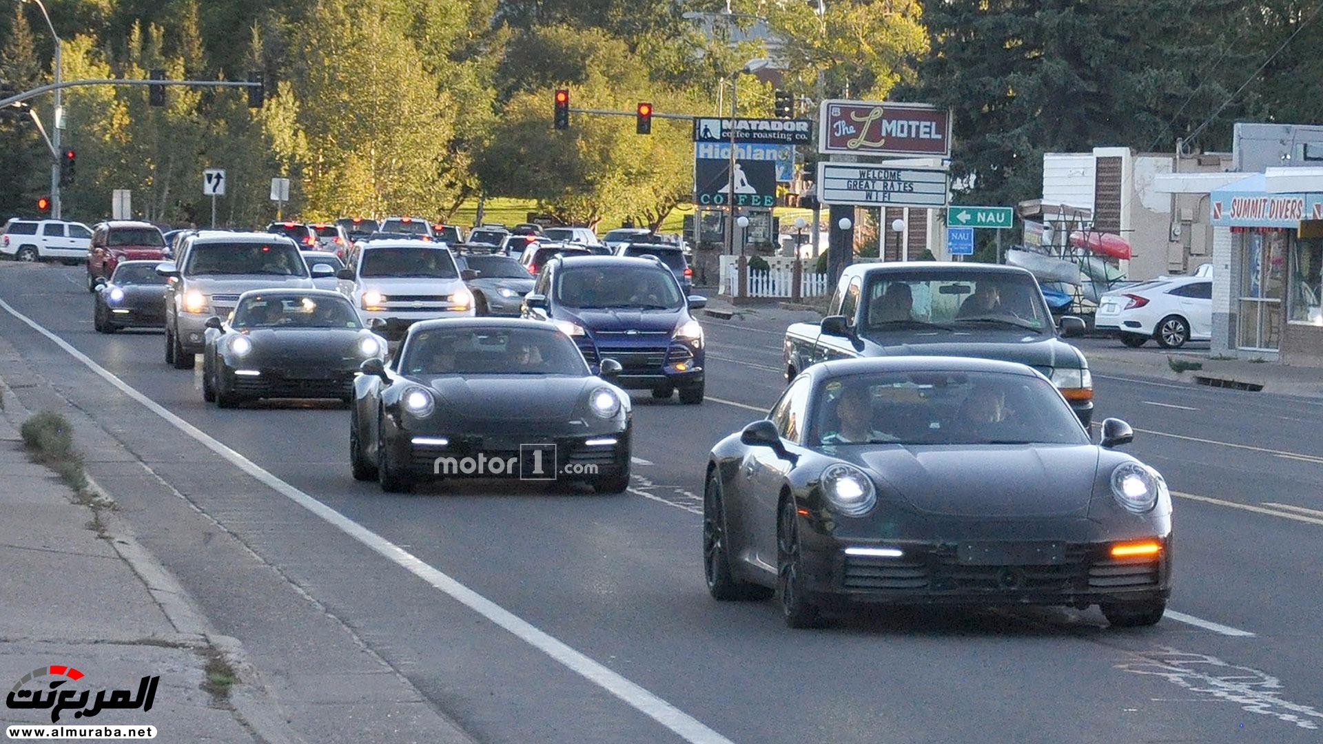 بورش 911 الجيل القادم 2019 ترصد من الخارج والداخل أثناء اختبارها 4