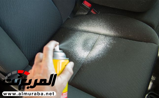 طريقة تنظيف المقاعد القماشية في السيارة! 1