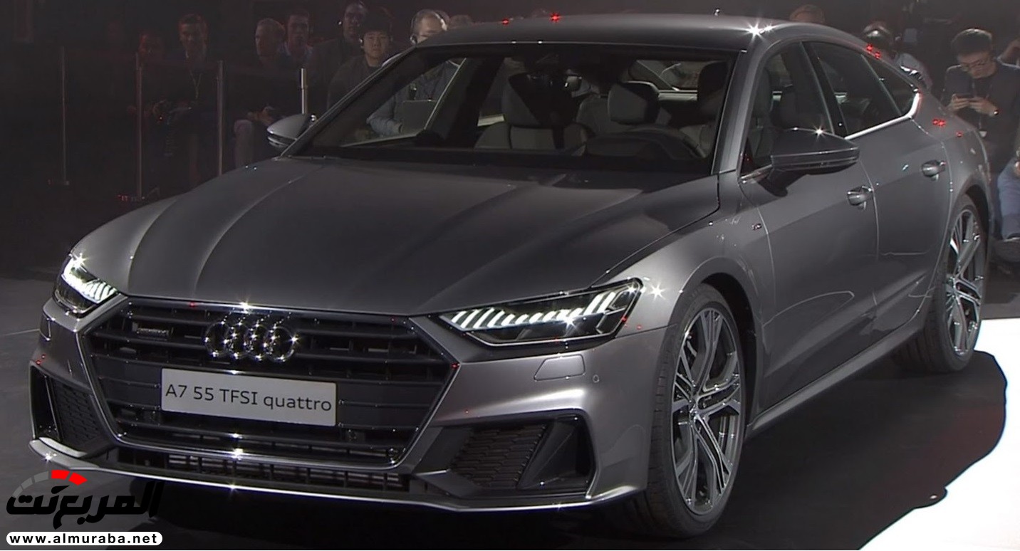 أودي A7 سبورت باك 2019 الجديدة كلياً تكشف نفسها رسمياً "صور ومواصفات واسعار توقعية" Audi A7 1