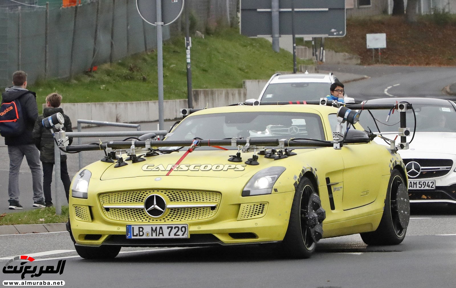 مرسيدس SLS AMG الكهربائية تظهر أثناء اختبارها - فما السبب؟ 1