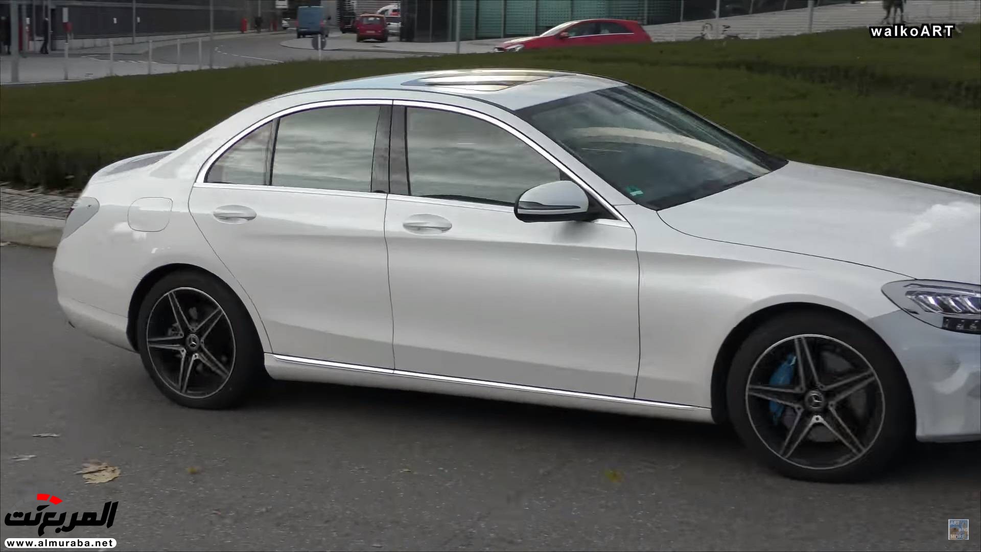 "بالفيديو والصور" مرسيدس C-Class 2019 تظهر أثناء الاختبارات بمصابيح متطورة 12