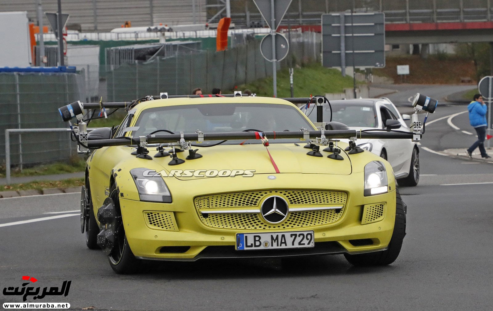 مرسيدس SLS AMG الكهربائية تظهر أثناء اختبارها - فما السبب؟ 6