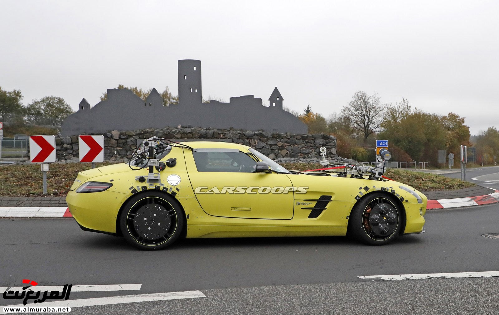 مرسيدس SLS AMG الكهربائية تظهر أثناء اختبارها - فما السبب؟ 8