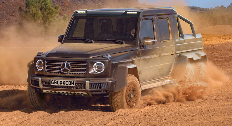 مرسيدس G-Class الجديدة تتحول افتراضياً إلى وحش 6x6 10