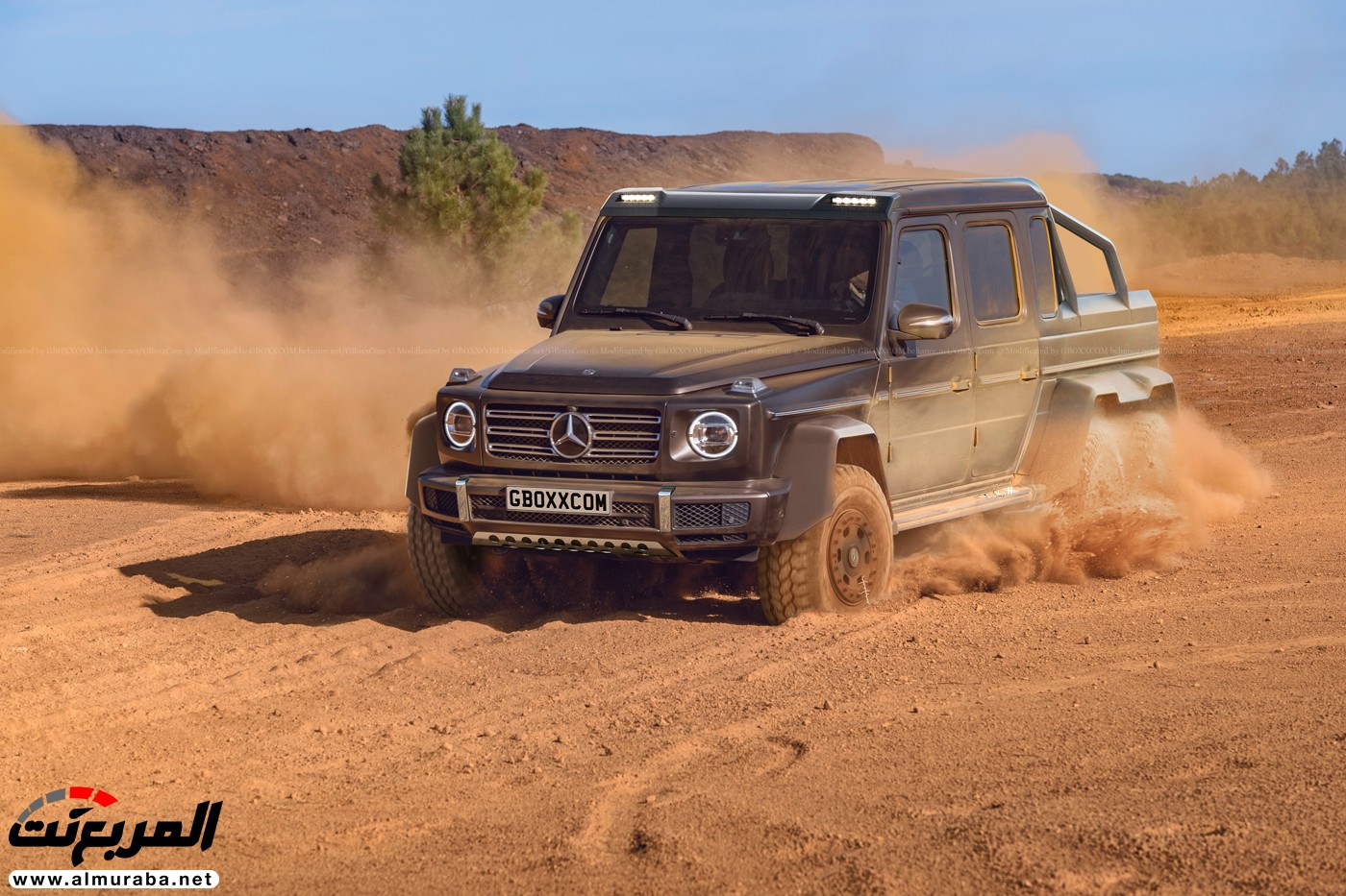 مرسيدس G-Class الجديدة تتحول افتراضياً إلى وحش 6x6 1