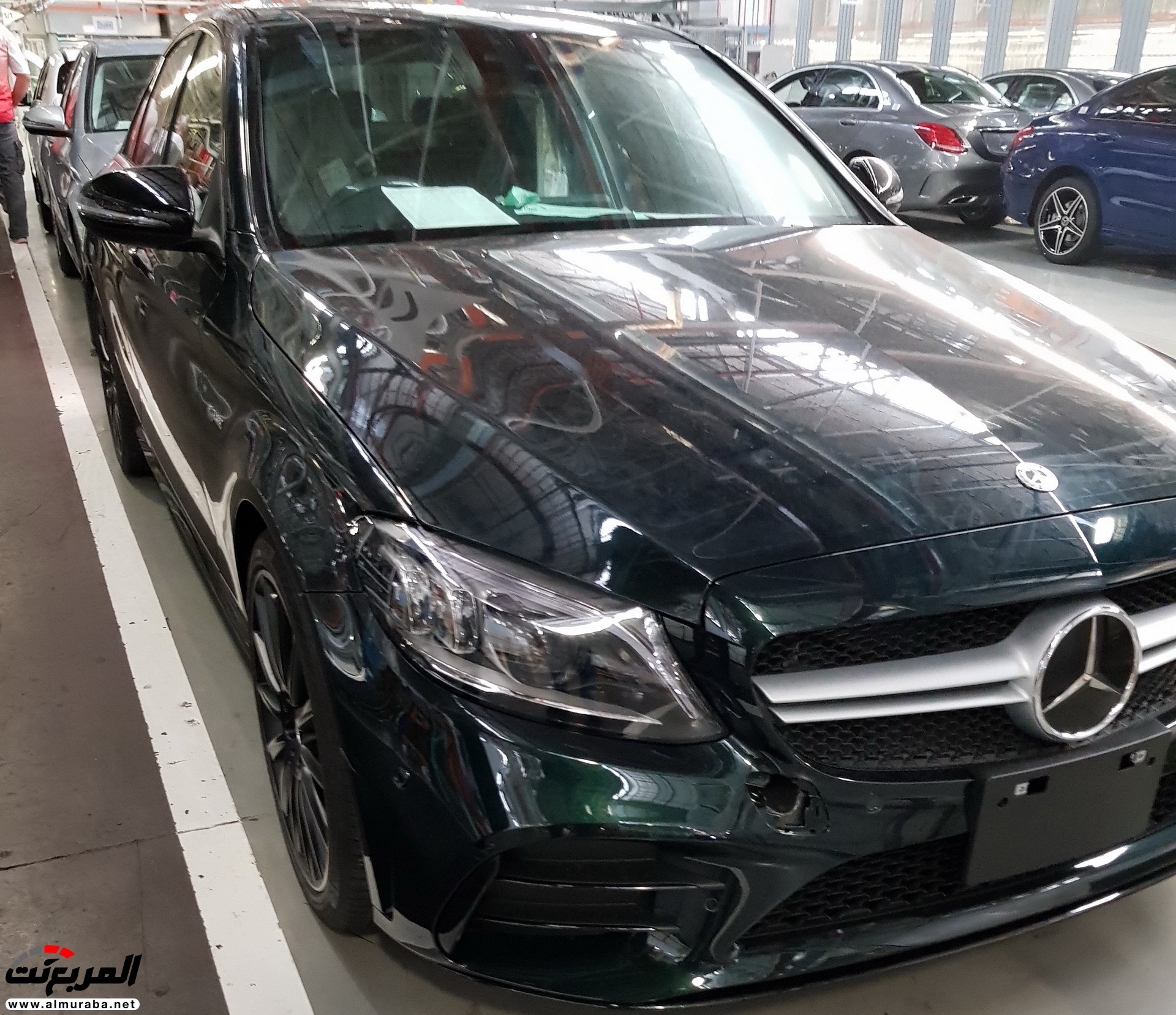 مرسيدس C43 AMG تظهر بدون تمويهات مع تصميم عدواني 2