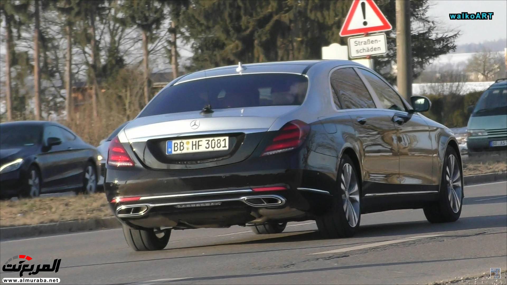 مرسيدس مايباخ S-Class 2019 تظهر بالواقع لأول مرة "صور وفيديو بدقة 4K" 6