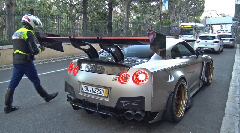 نيسان GT-R بقوة 1,850 حصان تُخالفها الشرطة في موناكو