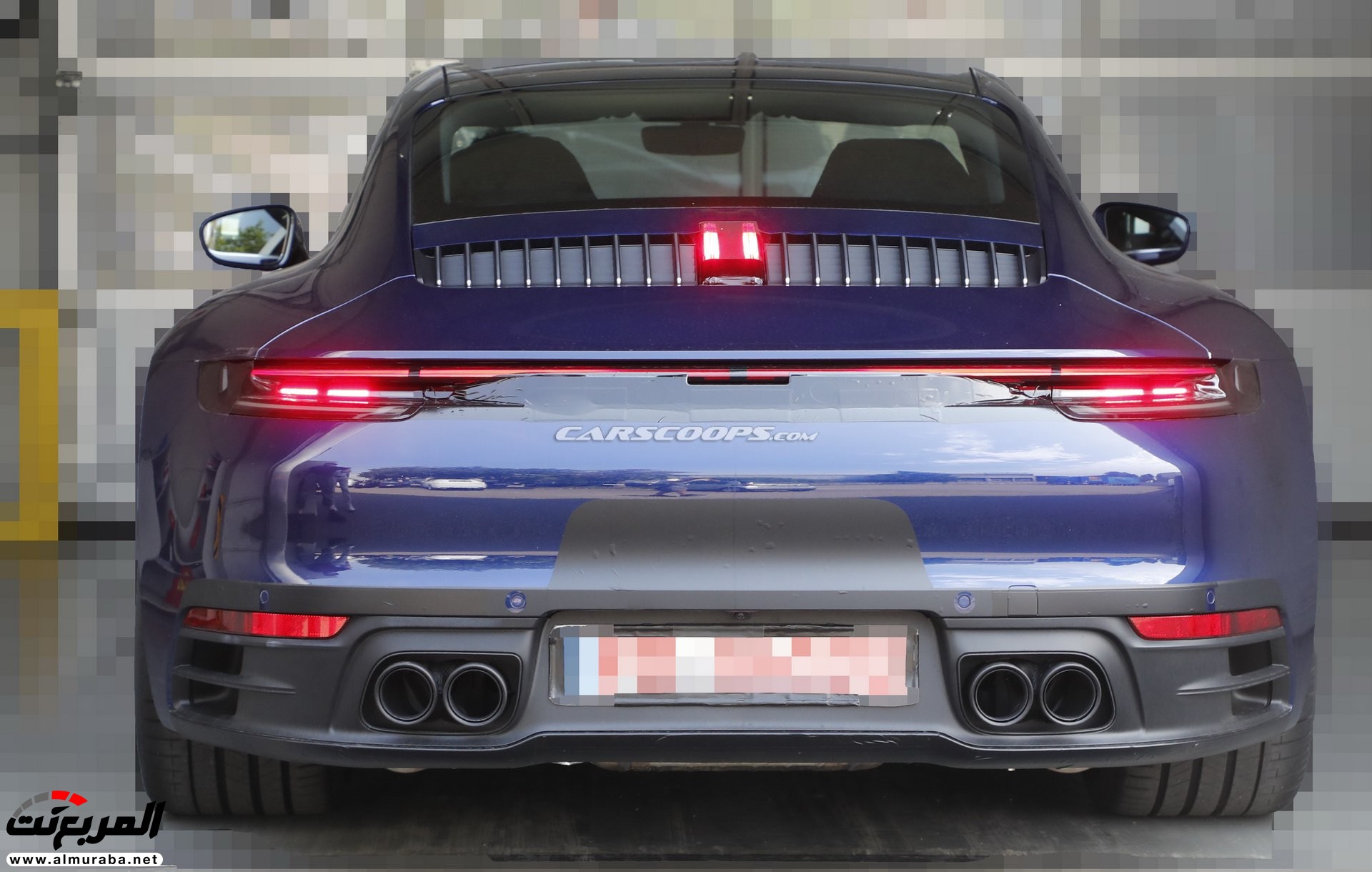 بورش 911 الجيل القادم 2020 تكشف شكلها الجديد أثناء الاختبار 30