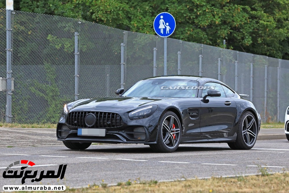 مرسيدس GT AMG الشكل المحدّث 2020 ترصد أثناء اختبارها 3