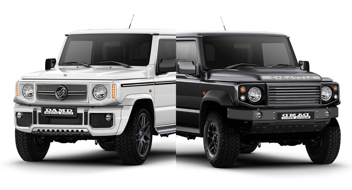 سوزوكي جيمني تتحول في تعديل إلى G-Class وديفندر 1