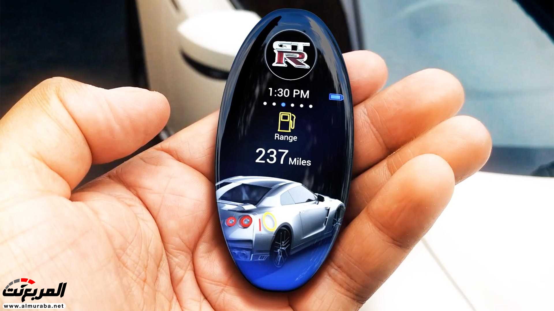 "بالفيديو" نظرة على مفتاح نيسان GT-R المستقبل 4