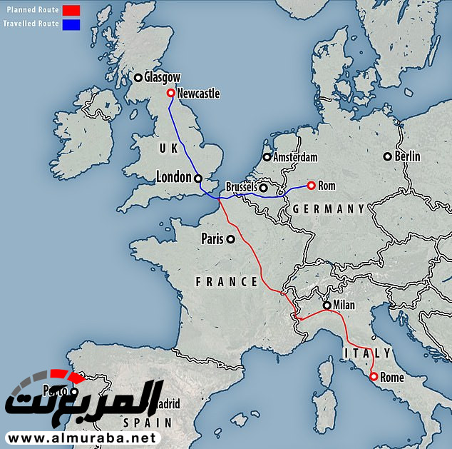 بسبب خطأ GPS.. مواطن انجليزي يفاجأ بنفسه في المانيا بدلا من ايطاليا! 2