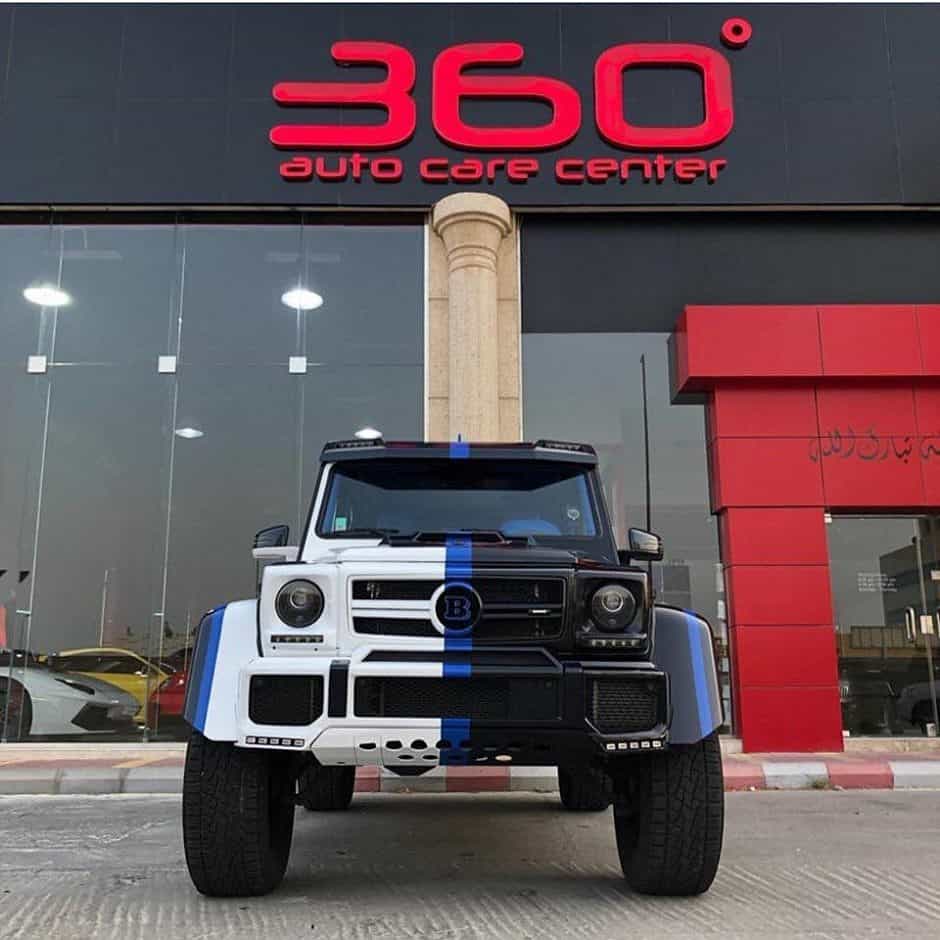 مرسيدس جي كلاس G500 4X4 بتعديل برابوس في المملكة