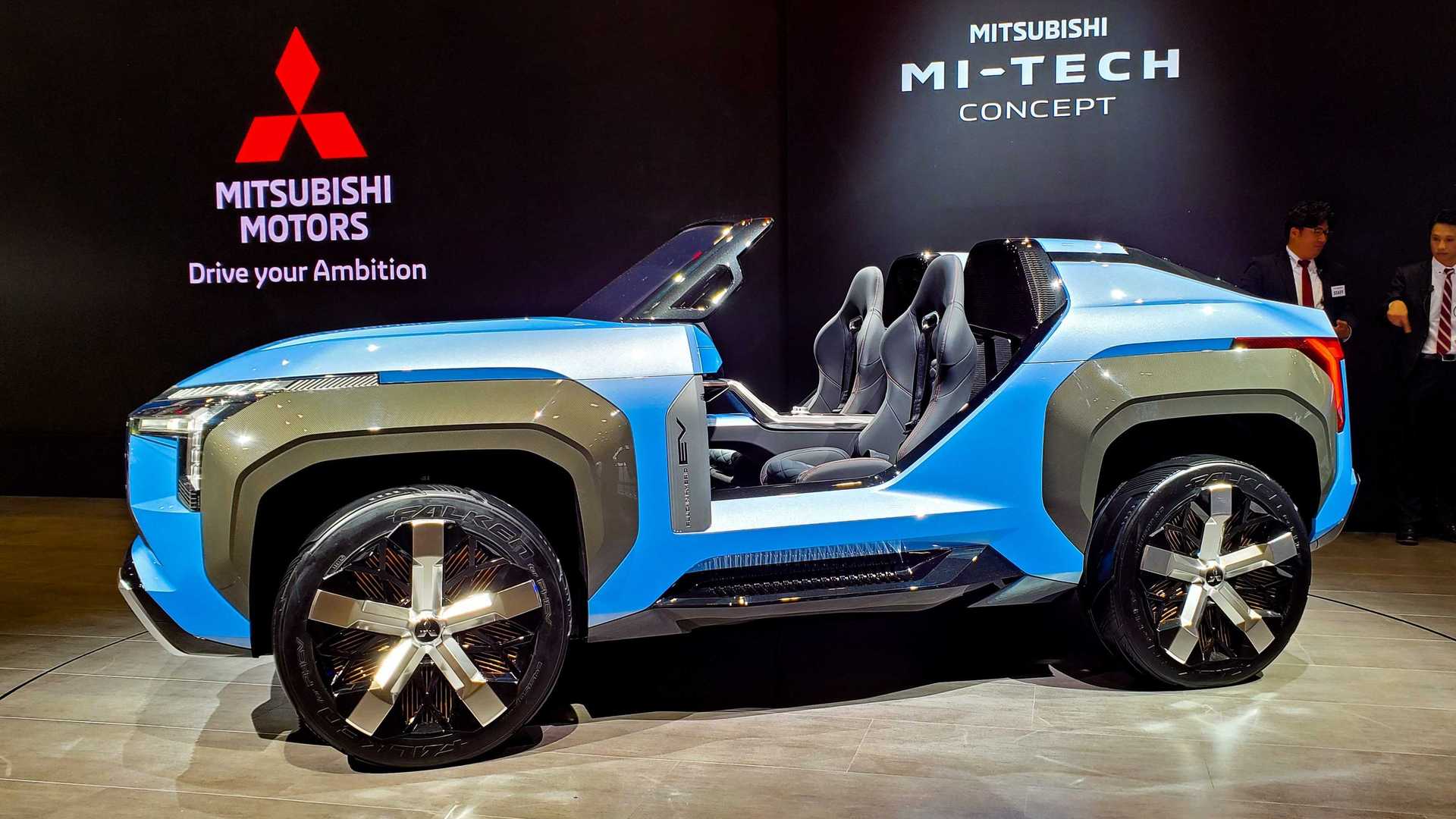 ميتسوبيشي Mi-Tech هي SUV اختبارية بدون أبواب ولا سقف 11