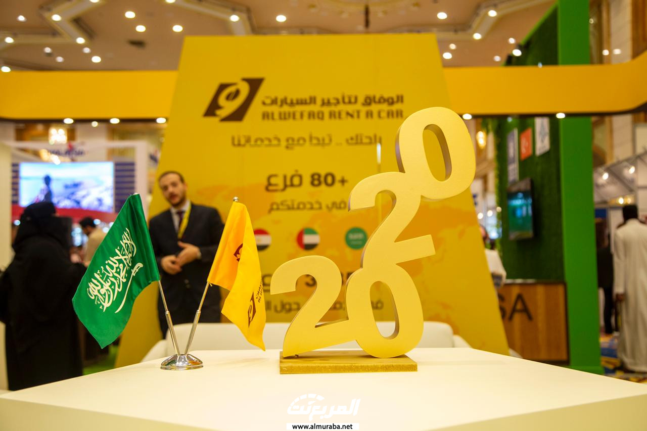 لاعبو نادي الاتحاد يظهرون مع الوفاق لتأجير السيارات في معرض جدة الدولي للسياحة والسفر 2020 3