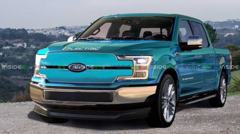 فورد F-150 الكهربائية تظهر في تصميم تخيلي