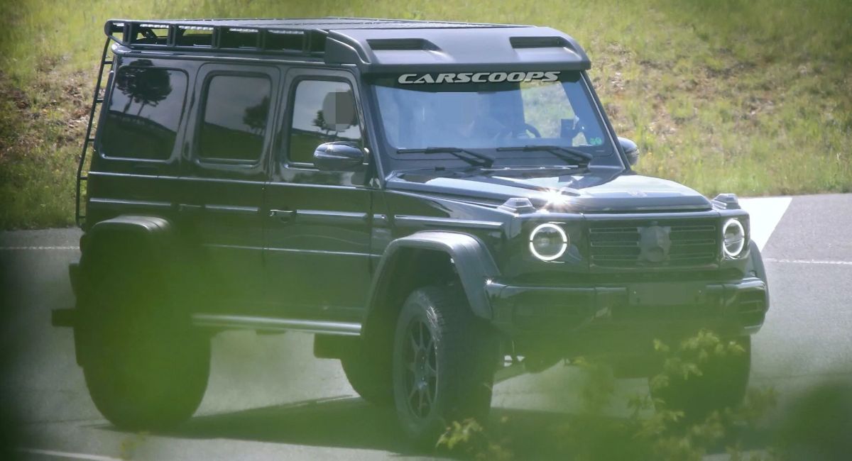 مرسيدس بنز G550 4×4² الجيل الجديد 2021 تظهر لأول مرة أثناء اختبارها