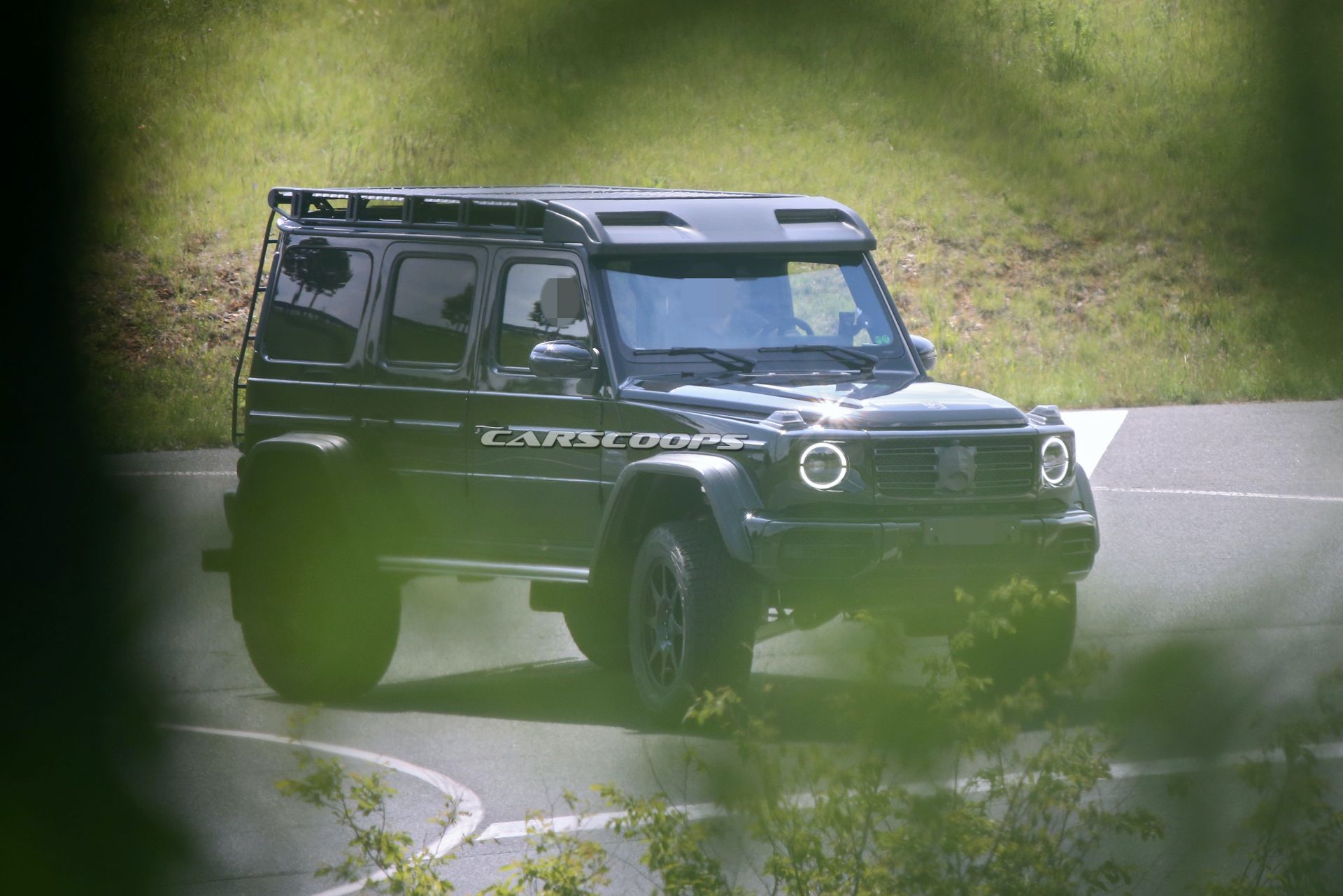 مرسيدس بنز G550 4×4² الجيل الجديد 2021 تظهر لأول مرة أثناء اختبارها 3