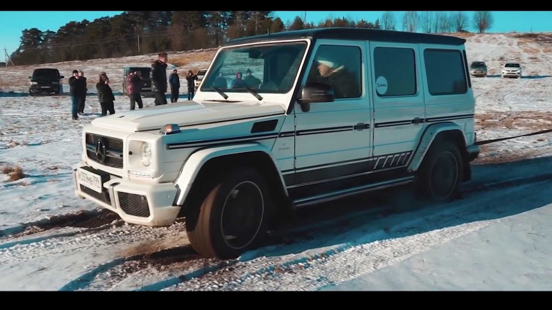 مرسيدس AMG G63 تتحدى لكزس LX في سباق تسارع وشد الحبل "فيديو" 5