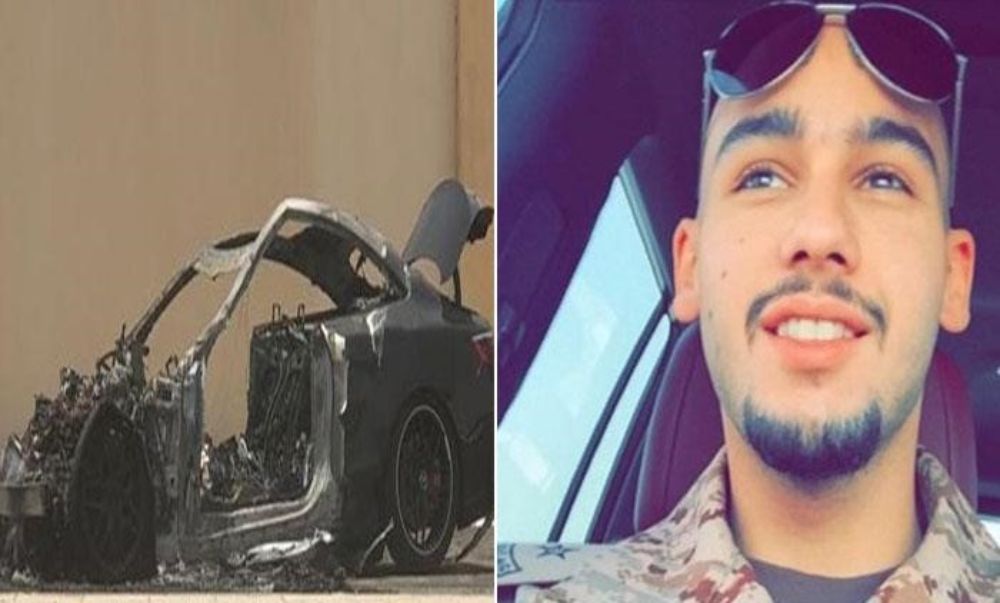 الأمير محمد بن خالد بن طلال ينجو من حادث مريع