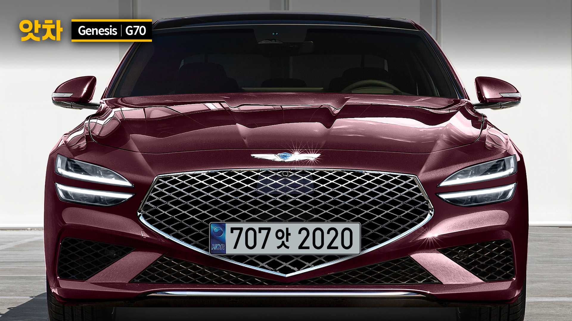 جينيسيس G70 2021 تظهر بالشكل التخيلي 3