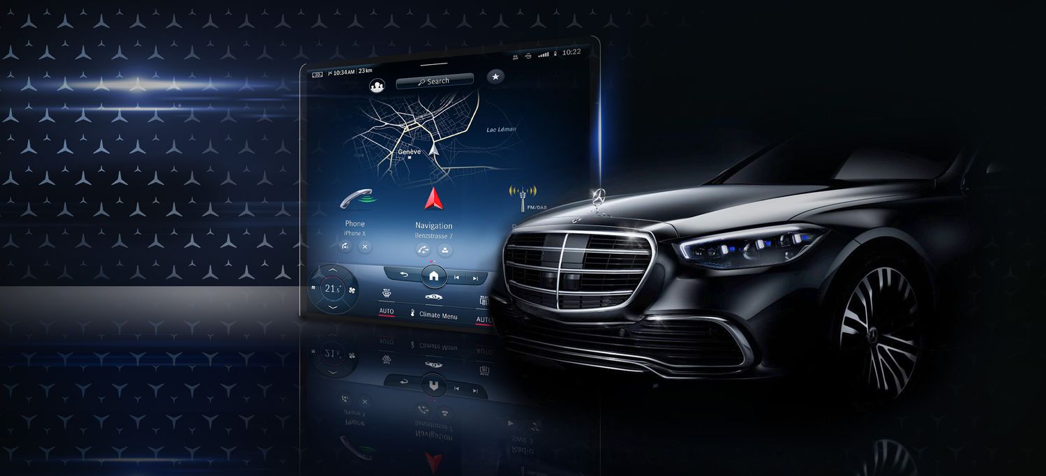 مرسيدس S-Class 2021 ستكشف عن شاشة المعلومات الترفيهية الجديدة خلال أيام