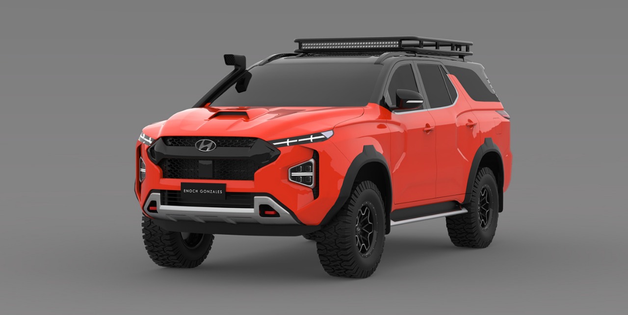 هيونداي SUV منافسة لاندكروزر تظهر بتصميم تخيلي 7