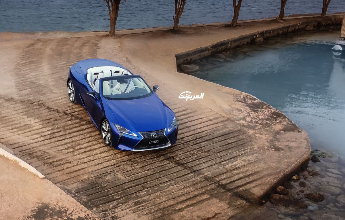 لكزس LC كشف النسخة الوحيدة من نوعها بالشرق الأوسط في جلسة تصوير فاخرة Lexus LC Convertible 55