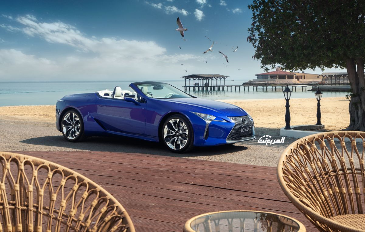 لكزس LC كشف النسخة الوحيدة من نوعها بالشرق الأوسط في جلسة تصوير فاخرة Lexus LC Convertible 56