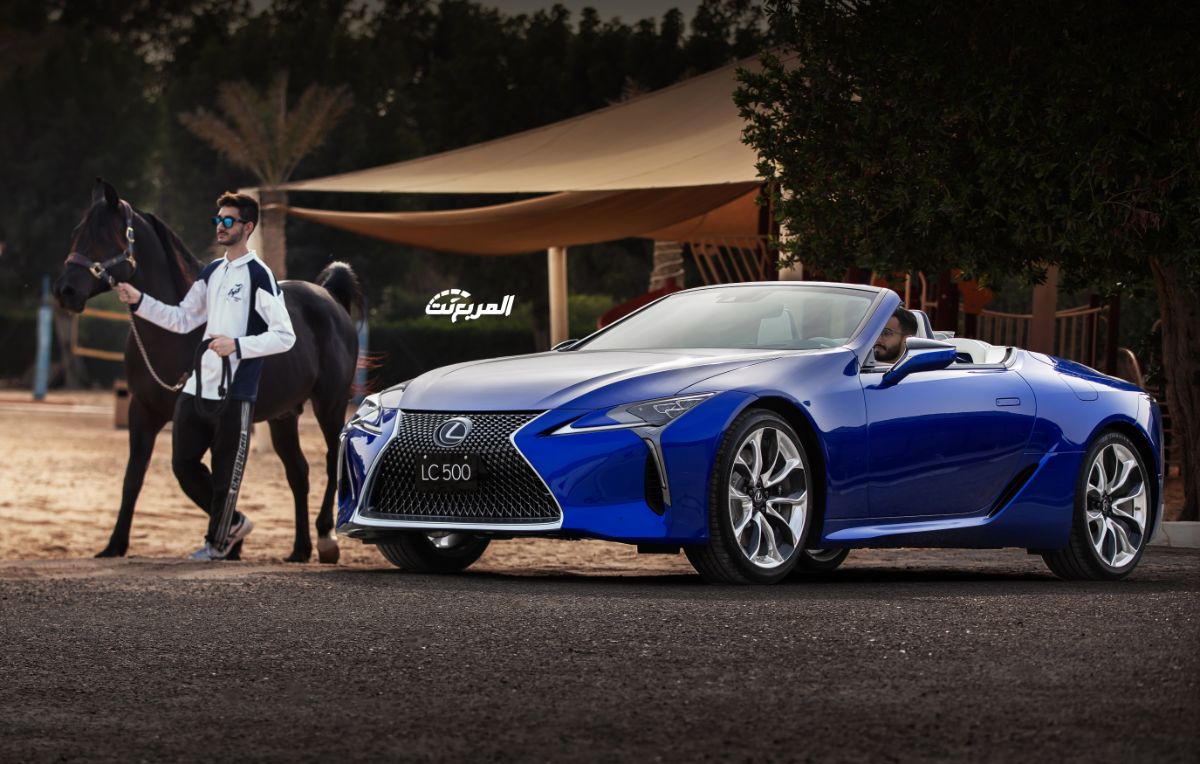 لكزس LC كشف النسخة الوحيدة من نوعها بالشرق الأوسط في جلسة تصوير فاخرة Lexus LC Convertible 59