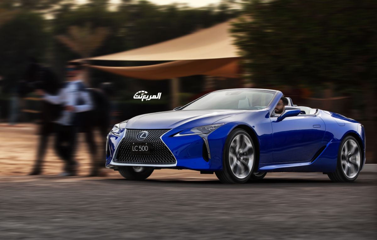 لكزس LC كشف النسخة الوحيدة من نوعها بالشرق الأوسط في جلسة تصوير فاخرة Lexus LC Convertible 60