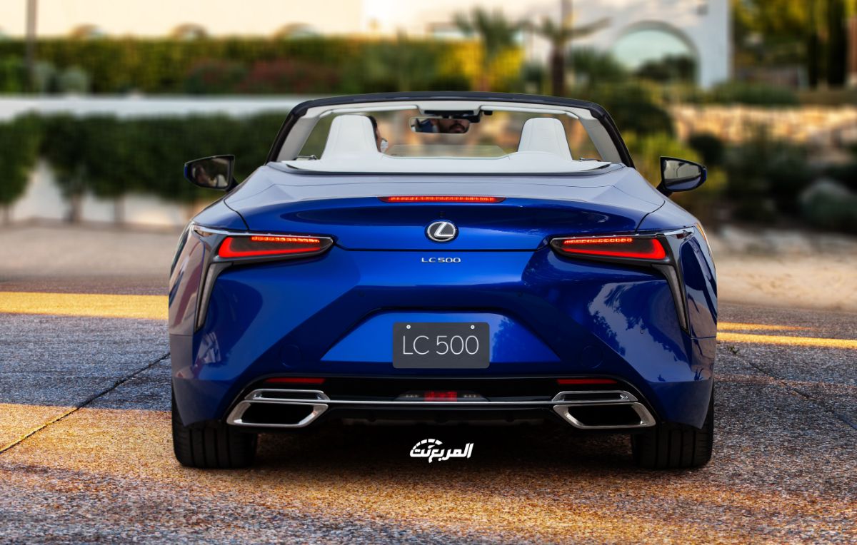 لكزس LC كشف النسخة الوحيدة من نوعها بالشرق الأوسط في جلسة تصوير فاخرة Lexus LC Convertible 61