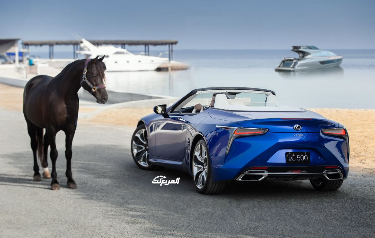 لكزس LC كشف النسخة الوحيدة من نوعها بالشرق الأوسط في جلسة تصوير فاخرة Lexus LC Convertible 62