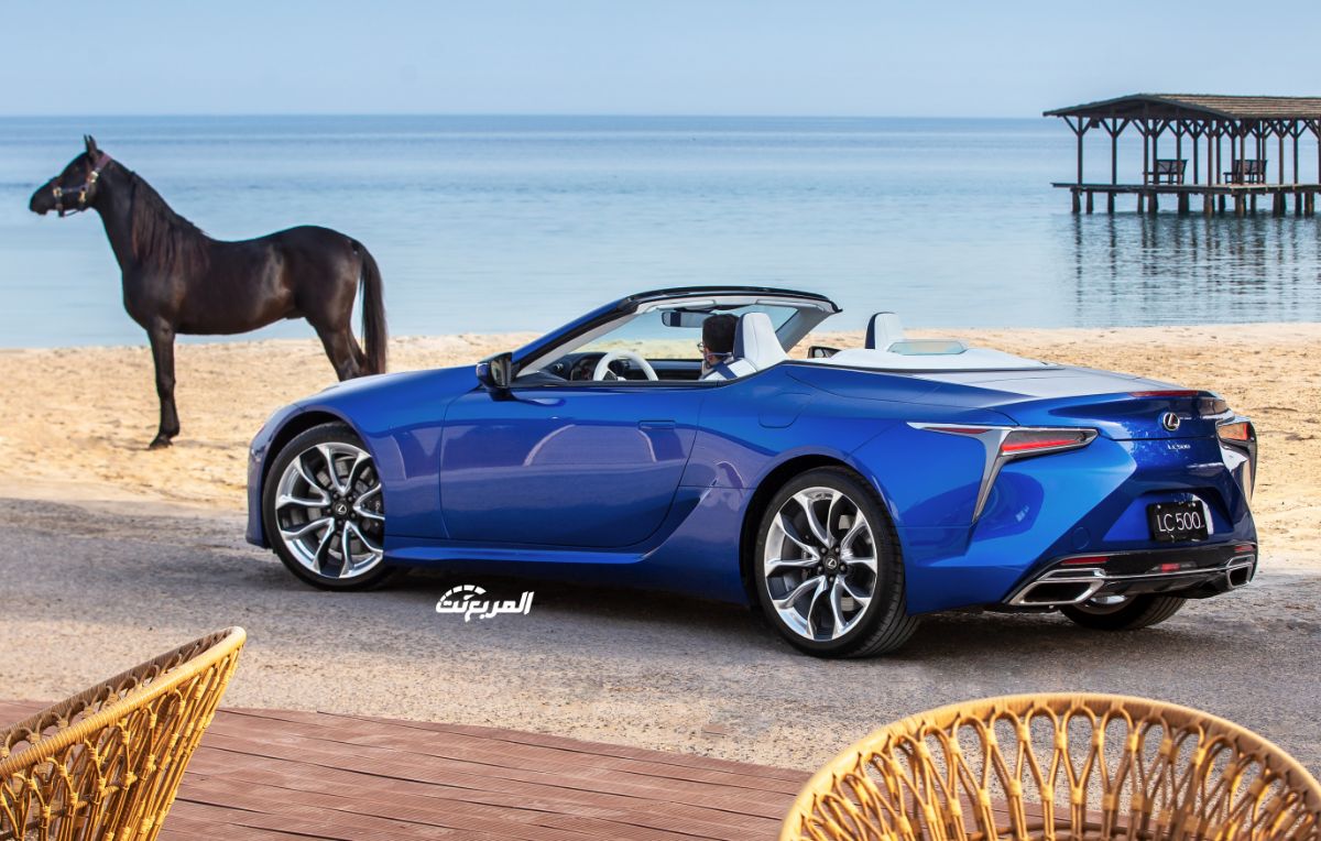 لكزس LC كشف النسخة الوحيدة من نوعها بالشرق الأوسط في جلسة تصوير فاخرة Lexus LC Convertible 63