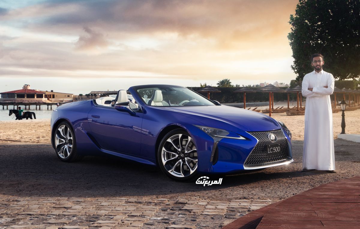 لكزس LC كشف النسخة الوحيدة من نوعها بالشرق الأوسط في جلسة تصوير فاخرة Lexus LC Convertible 65