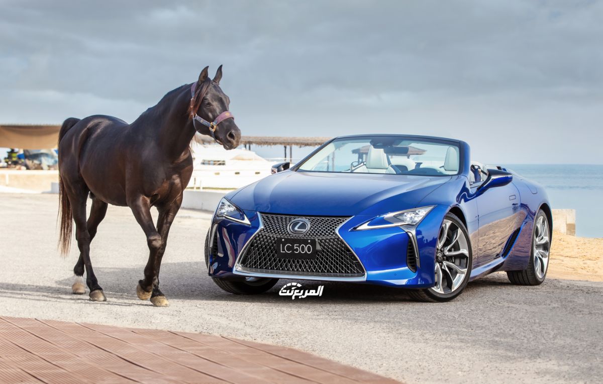 لكزس LC كشف النسخة الوحيدة من نوعها بالشرق الأوسط في جلسة تصوير فاخرة Lexus LC Convertible 7