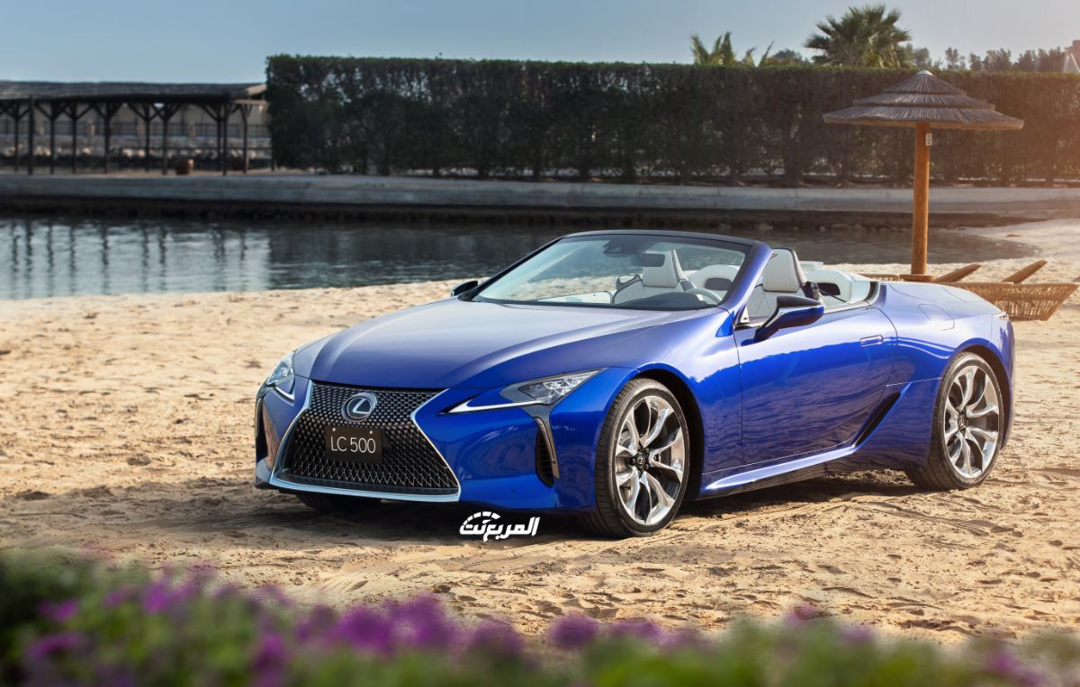 لكزس LC كشف النسخة الوحيدة من نوعها بالشرق الأوسط في جلسة تصوير فاخرة Lexus LC Convertible 69