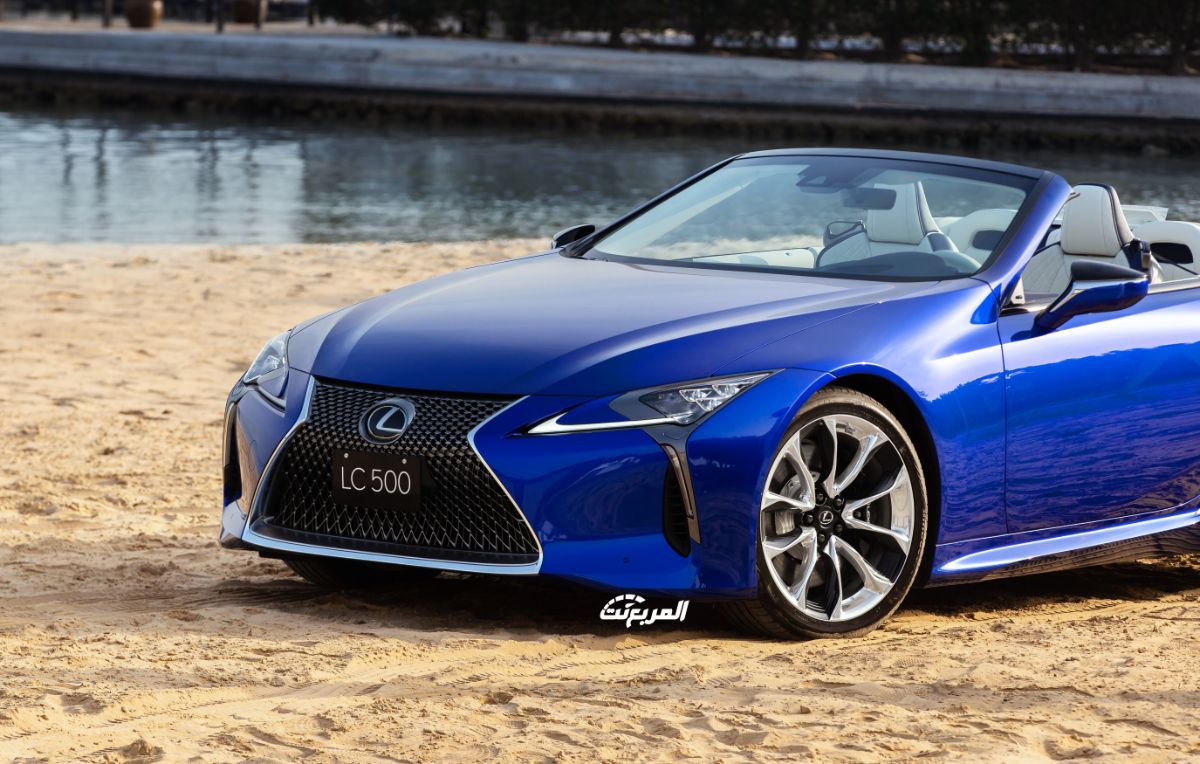 لكزس LC كشف النسخة الوحيدة من نوعها بالشرق الأوسط في جلسة تصوير فاخرة Lexus LC Convertible 70