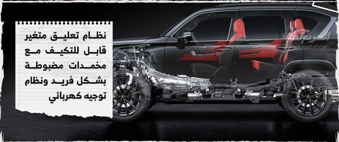 تعرف على أبرز ما يميز لكزس LX600 إصدار F-Sport 5