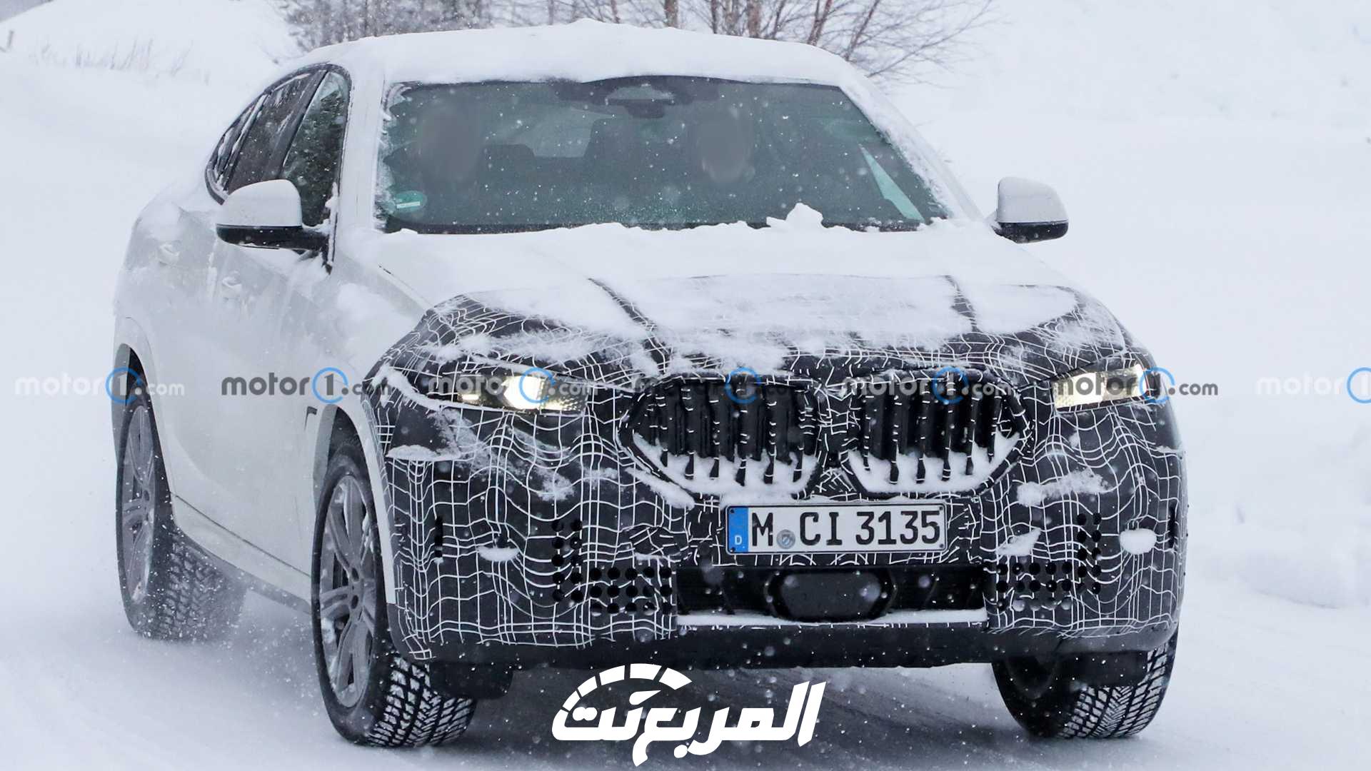 بي إم دبليو X6 موديل 2023 فيس ليفت يخضع للاختبارات الثلجية القاسية 7