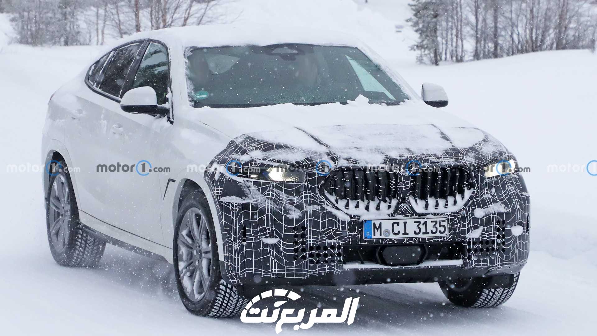 بي إم دبليو X6 موديل 2023 فيس ليفت يخضع للاختبارات الثلجية القاسية 9